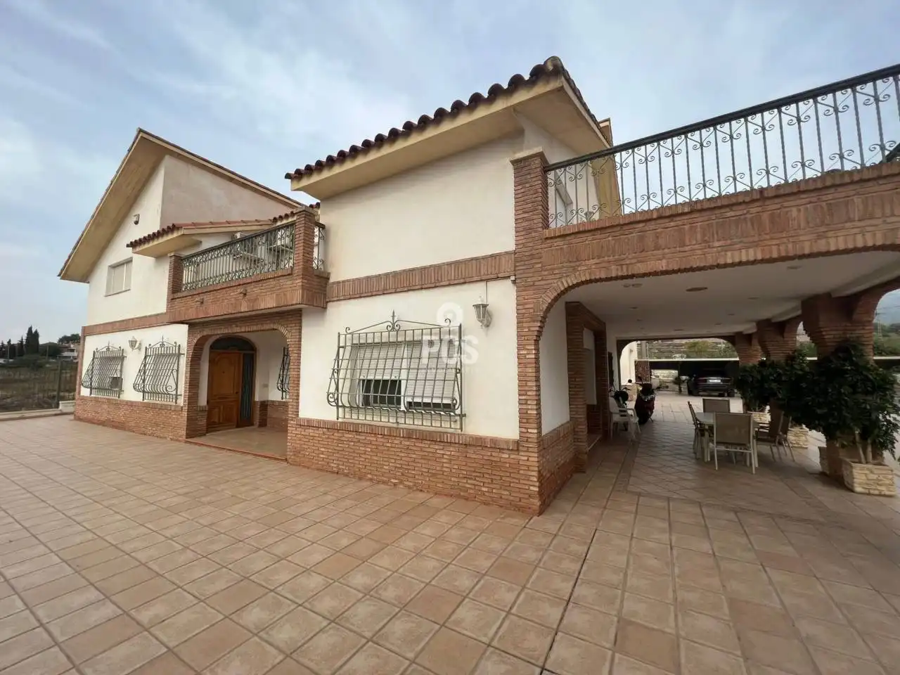 Vista exterior de Casa o chalet en venta en Lorca con Aire acondicionado, Jardín privado y Terraza