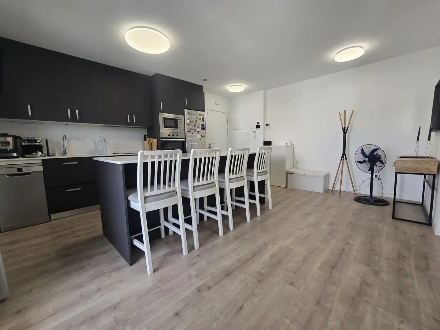 Kitchen of Flat for sale in  Logroño  with Heating, Terrace and Storage room