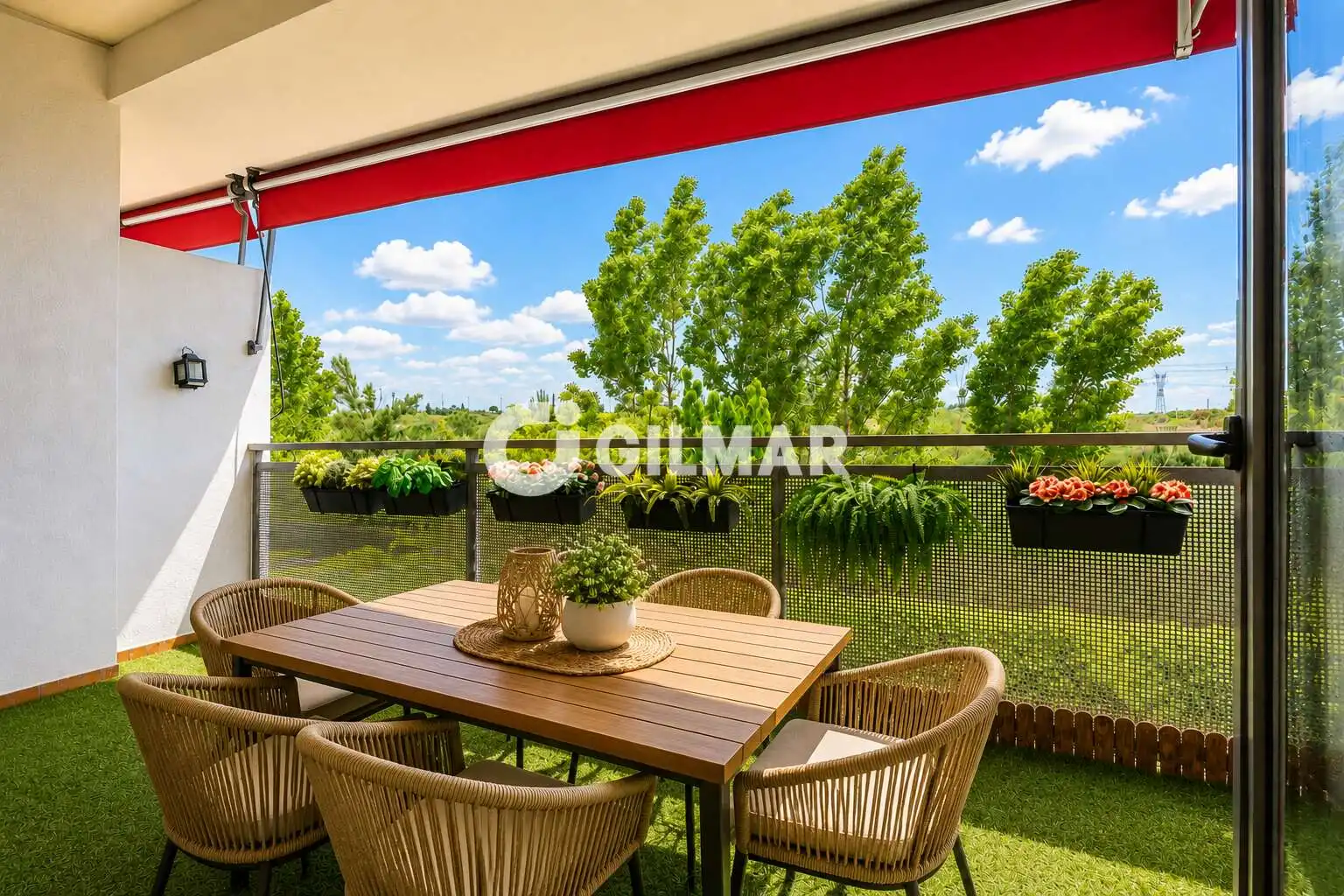 Piso con terraza en venta en El Cantizal