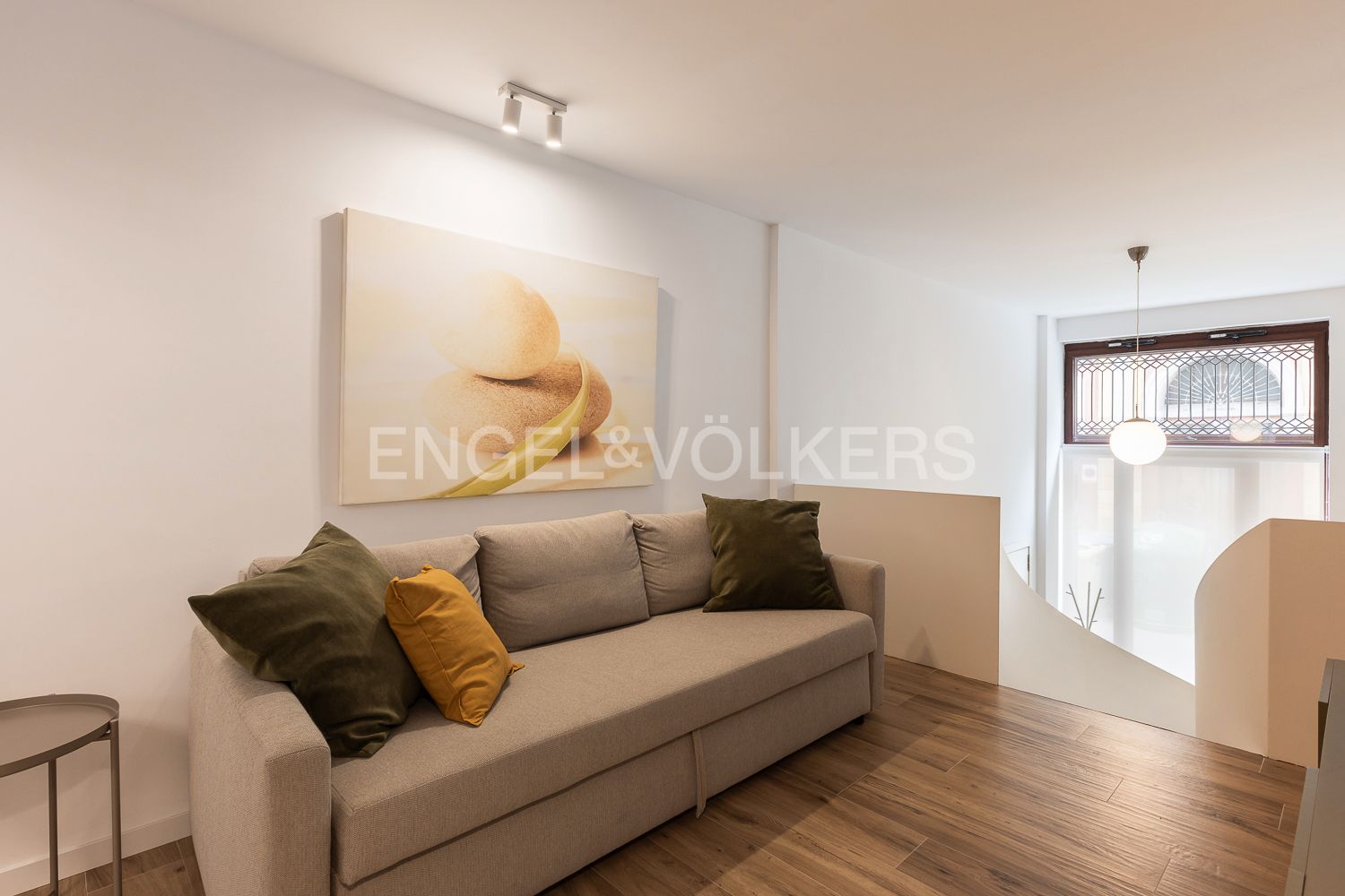 Living room of Apartment to rent in  Valencia Capital  with Air Conditioner, Heating and Terrace