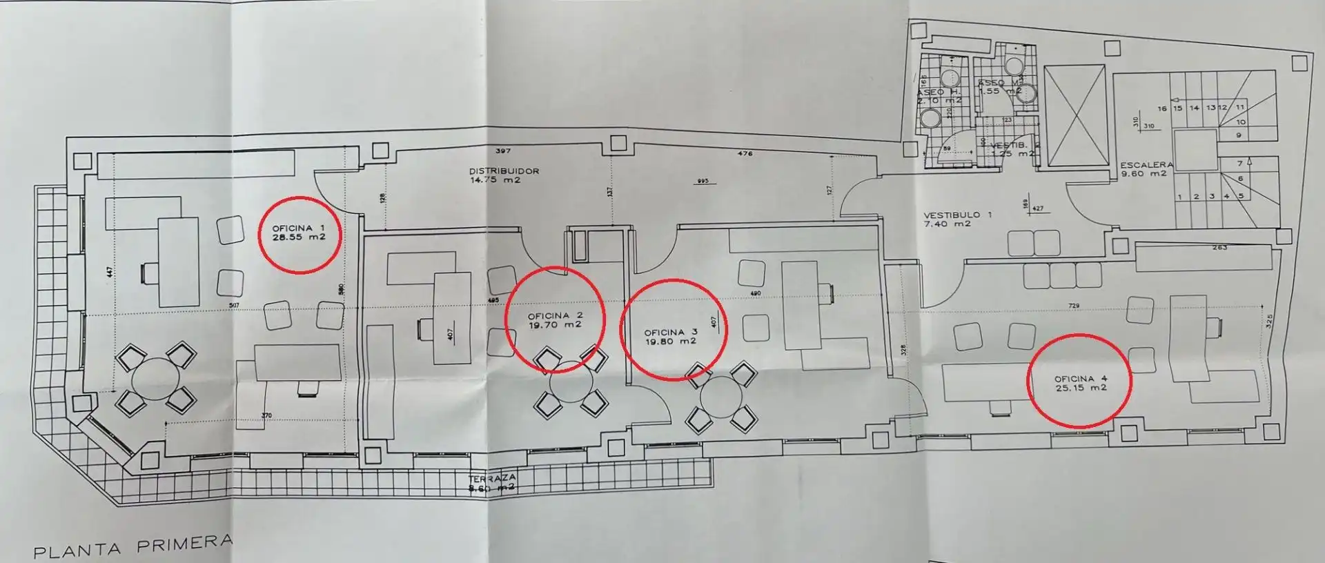 Büro zur Miete in Benavente