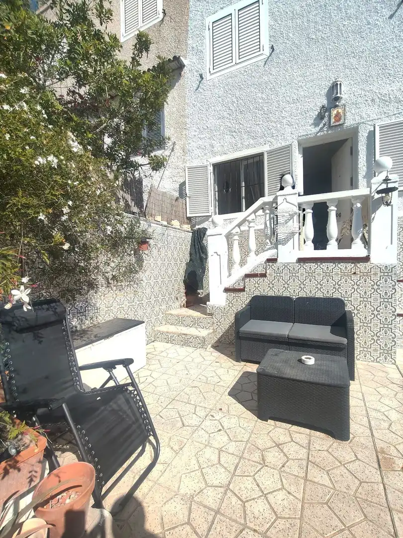 Terrassa de Casa adosada en venda en Santa Pola amb Aire condicionat, Calefacció i Jardí privat