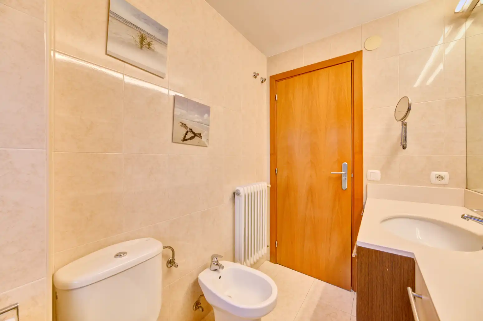 Baño de Piso de alquiler en  Pamplona / Iruña con Calefacción, Parquet y Trastero