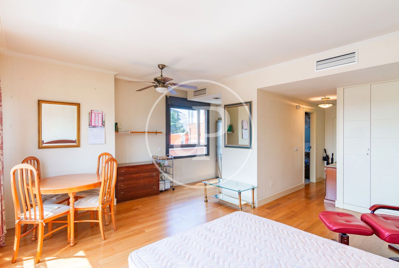 Bedroom of Flat for sale in  Madrid Capital  with Heating and Storage room