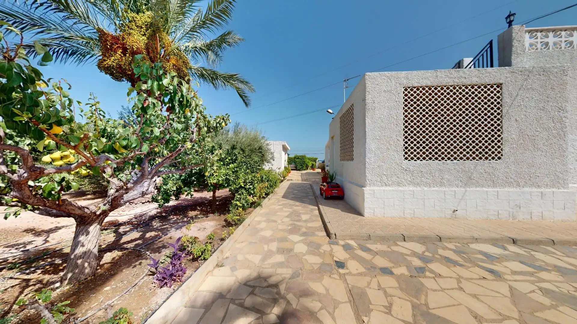 Exterior view of Houses for sale in Elche / Elx  with Air Conditioner, Private garden and Terrace