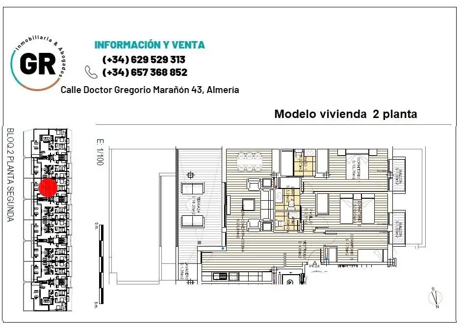 Piso en venta en Almería con Jardín privado y Terraza