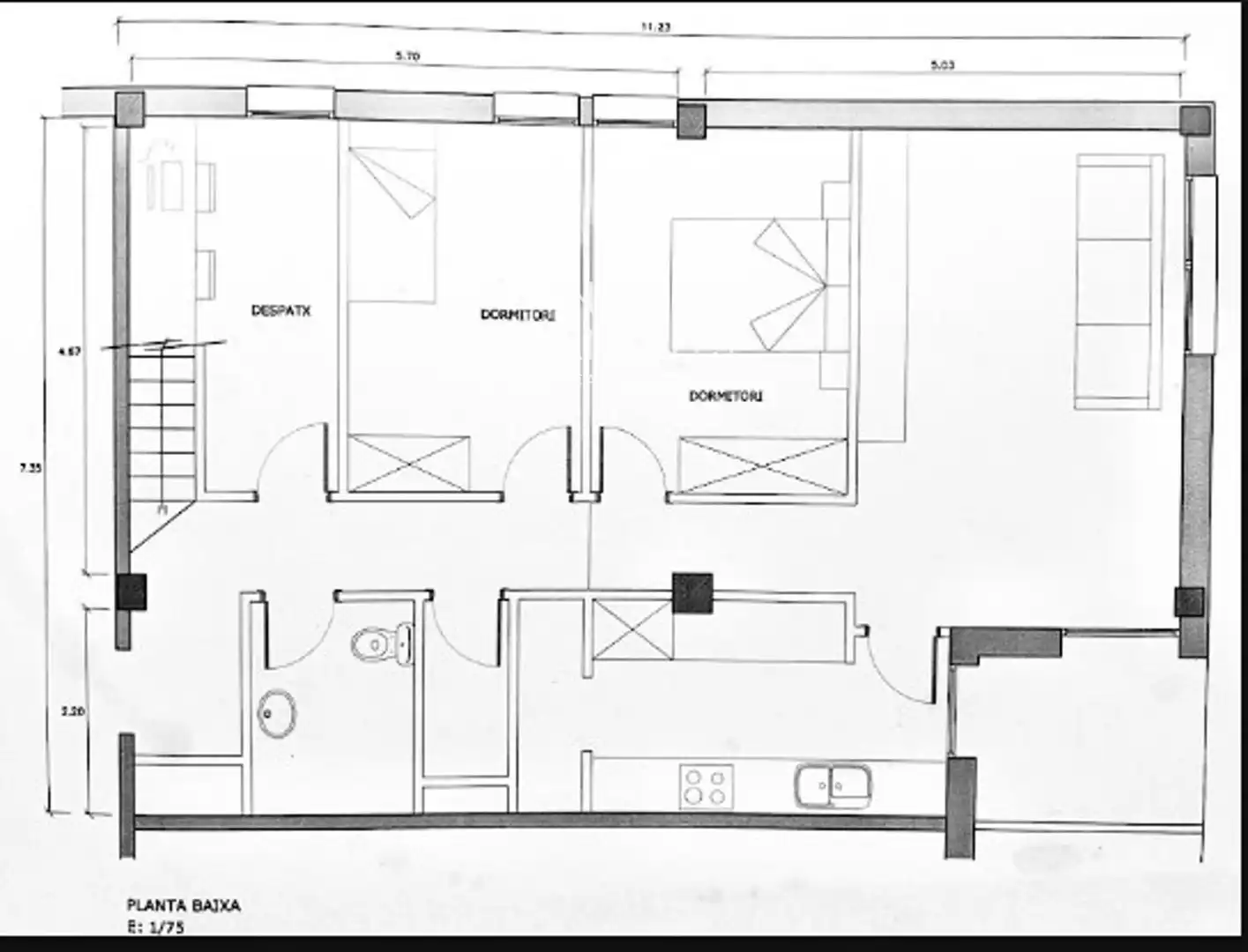 Attic for sale in Bescanó  with Air Conditioner, Heating and Parquet flooring