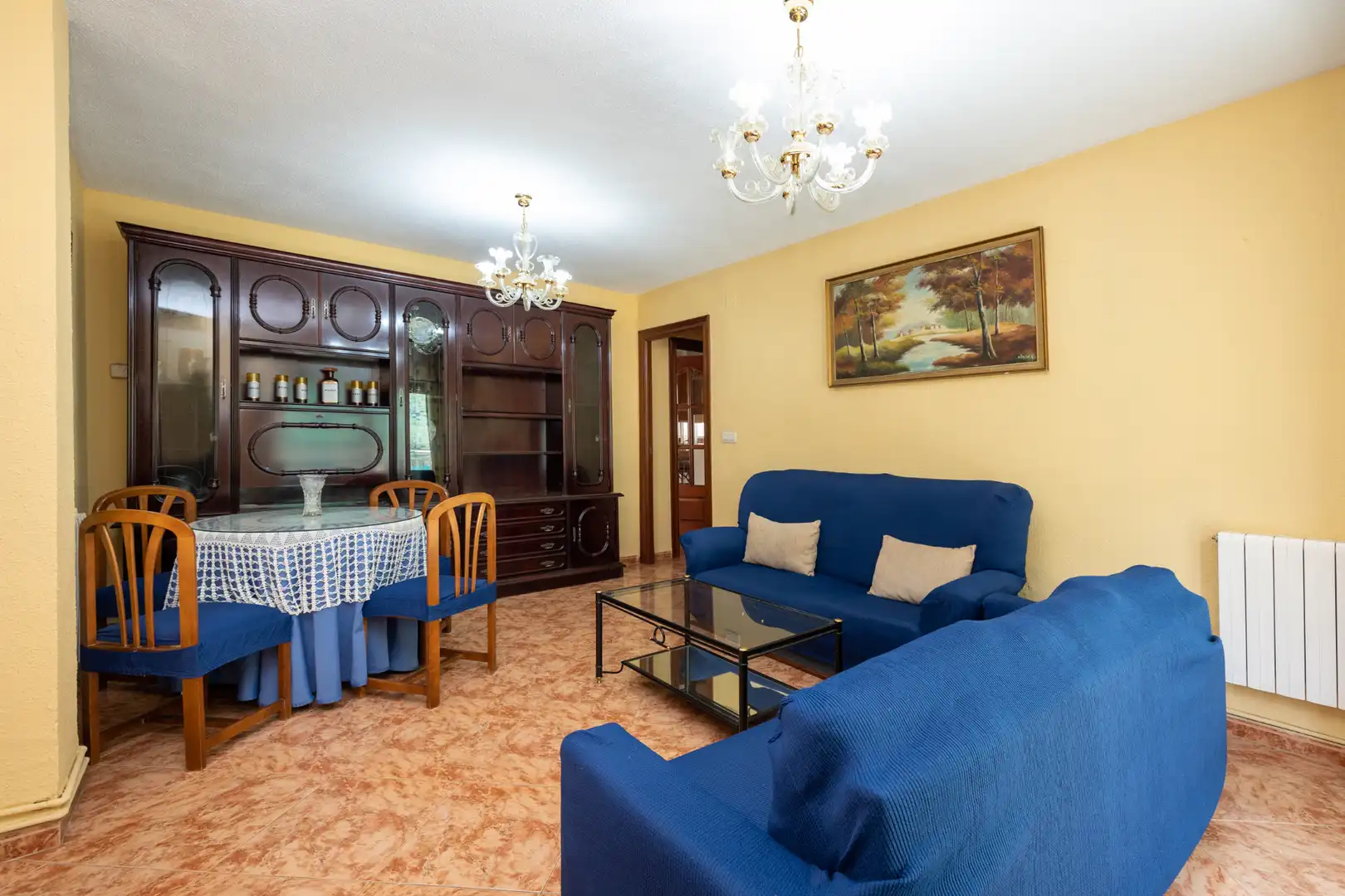 Sala de estar de Piso de alquiler en Granada con Calefacción, Amueblado y Lavadora