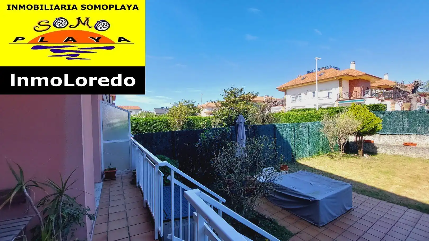 Terrasse von Wohnung zum Verkauf in Ribamontán al Mar mit Heizung, Privatgarten und Terrasse