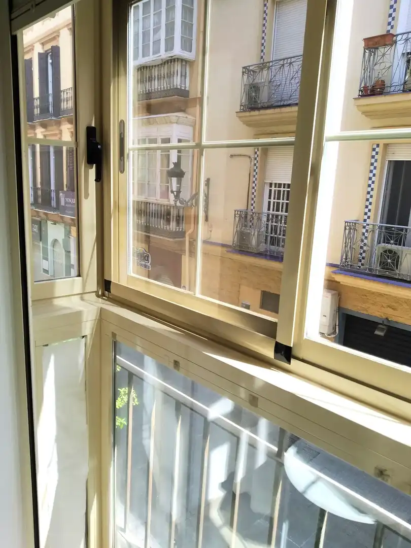 Terrasse von Wohnung zur Miete in Málaga mit Klimaanlage und Möbliert