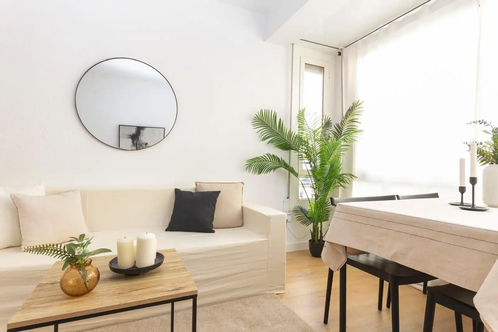 Living room of Flat for sale in Terrassa  with Heating and Furnished