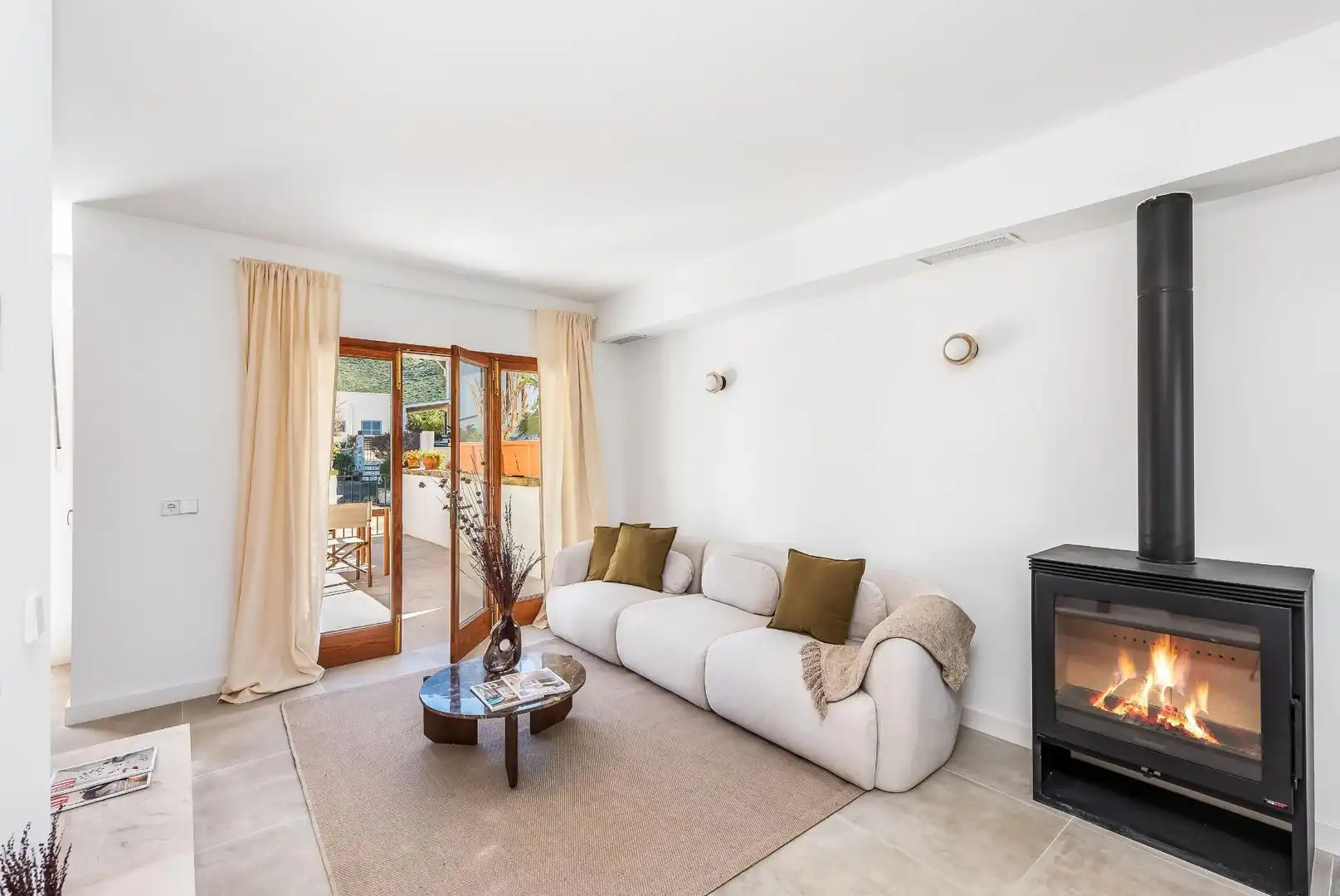 Living room of Detached homes for sale in Artà  with Air Conditioner, Heating and Private garden