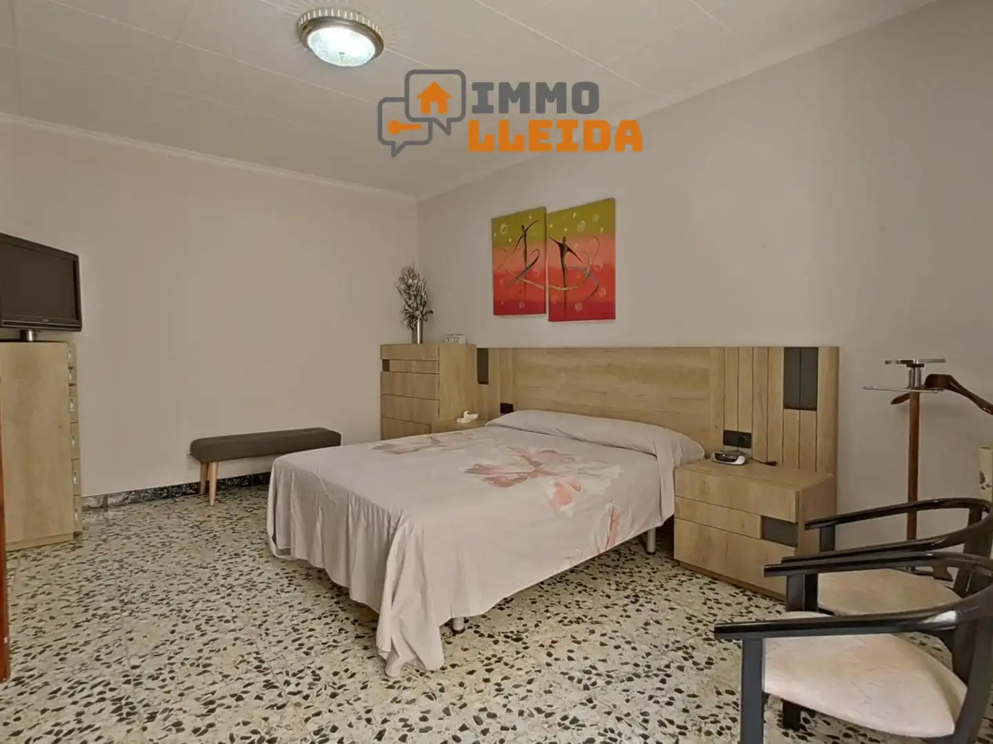 Bedroom of Flat for rent in Os de Balaguer  with Heating, Terrace and Storage room