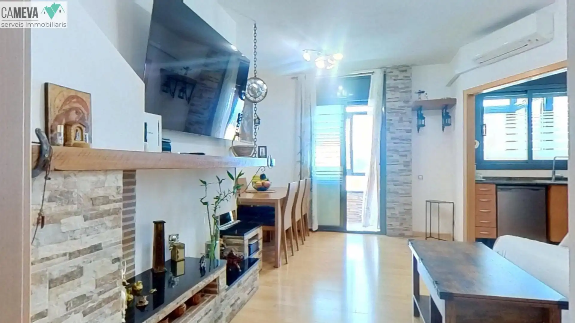 Sala d'estar de Dúplex en venda en Sabadell amb Calefacció, Parquet i Terrassa
