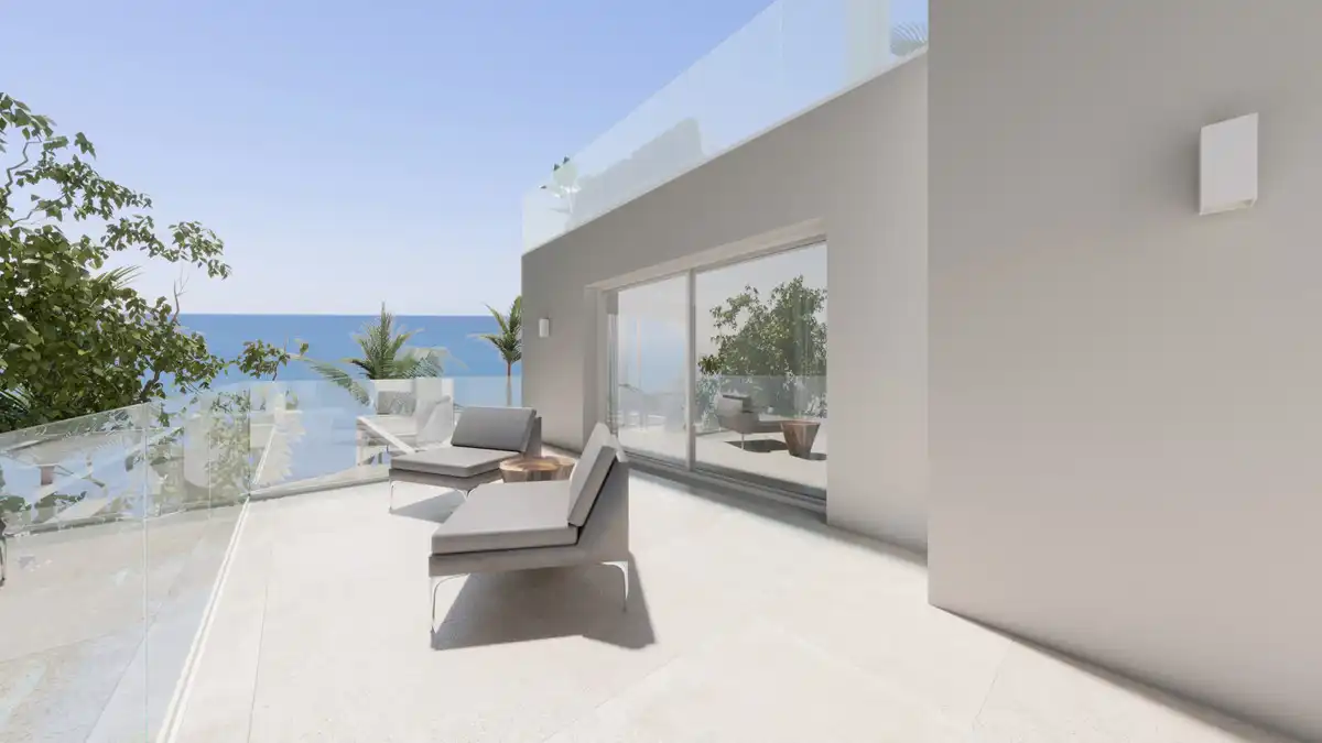Terrace of Houses for sale in Mijas  with Air Conditioner, Private garden and Terrace