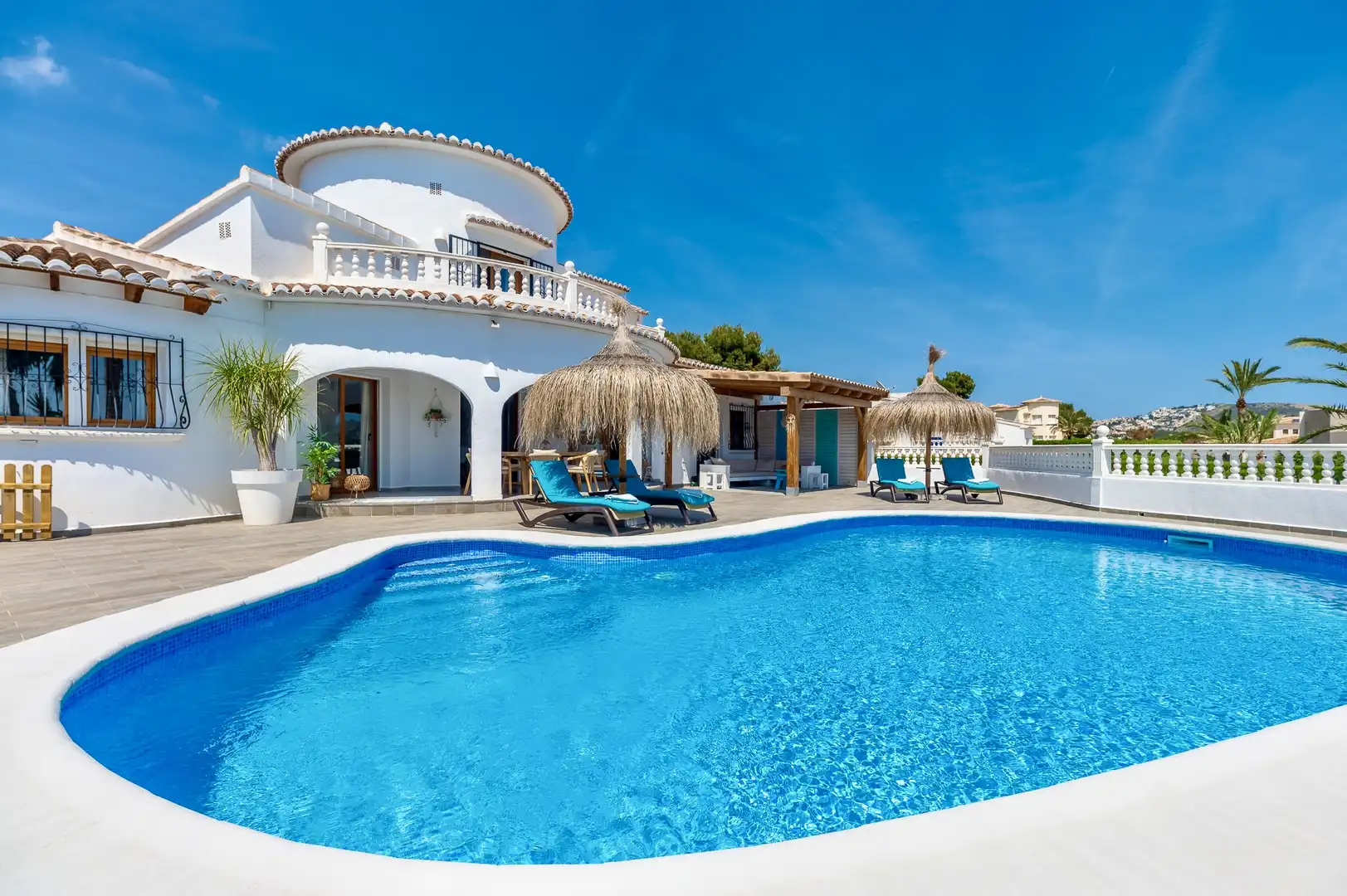 Schwimmbecken von Haus oder Chalet zum Verkauf in Moraira