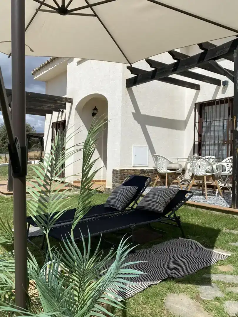Terrasse von Wohnung zur Miete in El Ronquillo mit Klimaanlage, Parkett und Möbliert