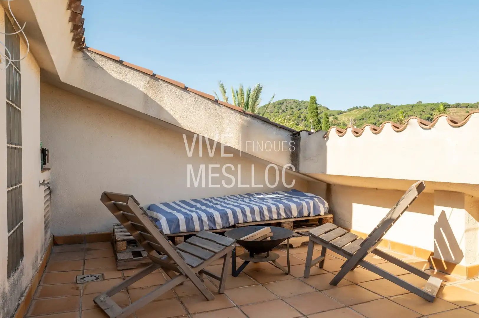 Terraza de Piso en venta en Alella con Calefacción, Terraza y Trastero