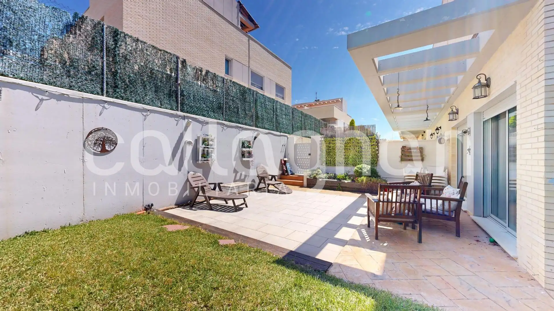 Terrace of Detached homes for sale in Benaguasil  with Air Conditioner, Heating and Private garden