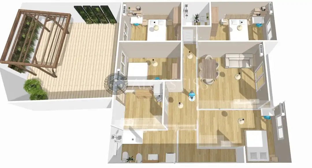 Piso de alquiler en Méntrida con Aire acondicionado, Calefacción y Terraza