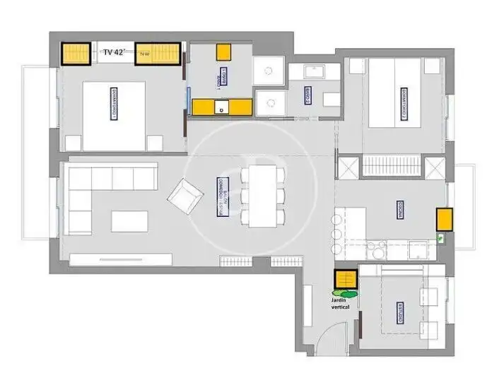 Wohnung zum Verkauf in Valencia mit Klimaanlage und Heizung