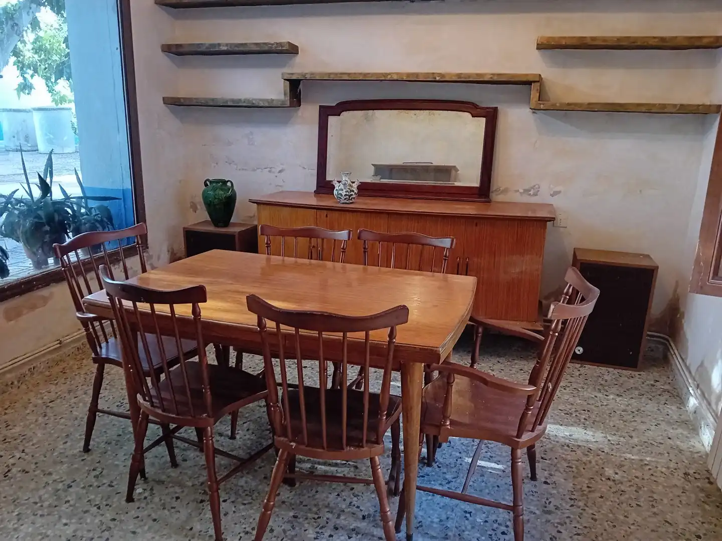Esszimmer von Country house zum Verkauf in Calzada de Calatrava mit Klimaanlage, Heizung und Terrasse