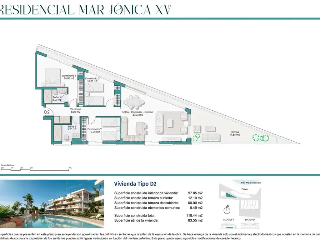 Mini appartamento con piscina in vendita a Calle Mar Jonica, imagen 17