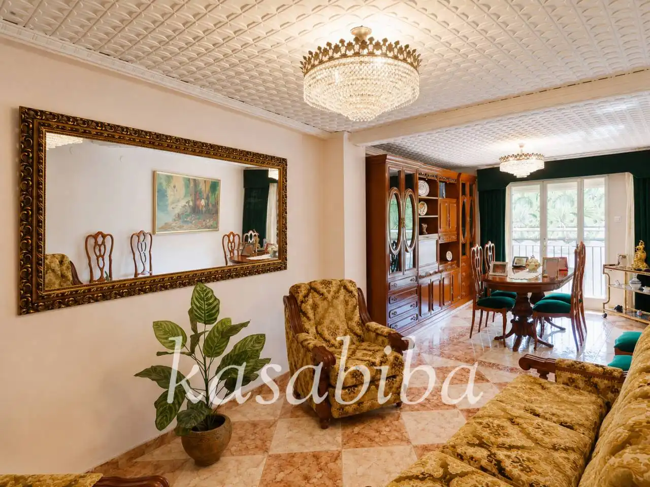 Sala de estar de Piso en venta en Valencia con Aire acondicionado y Balcón