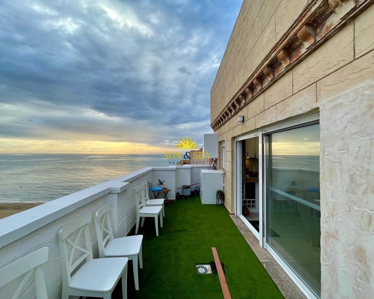Terrace of Attic to rent in Torrevieja  with Air Conditioner, Heating and Terrace