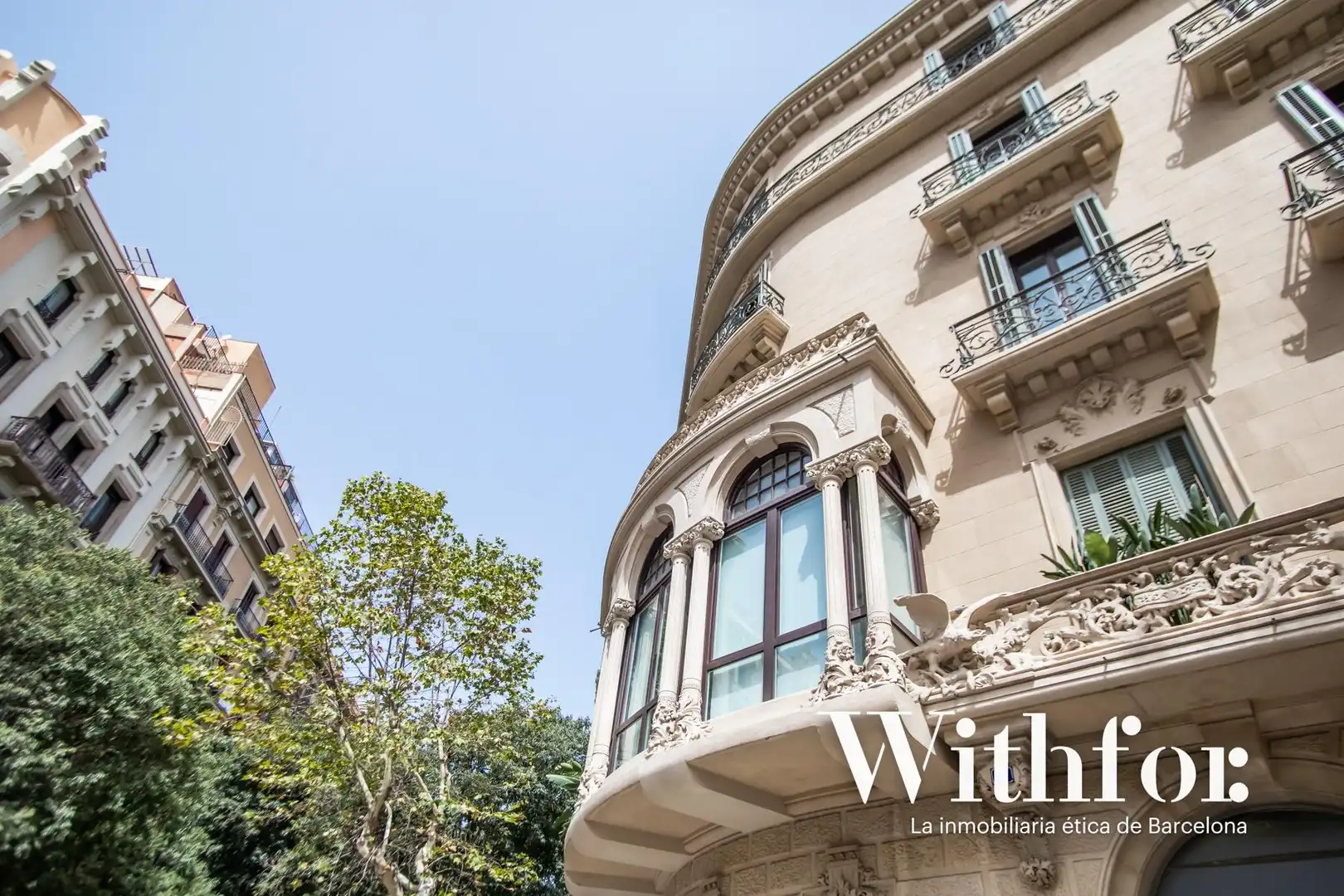 Exterior view of Flat for rent in Barcelona  with Air Conditioner, Heating and Terrace