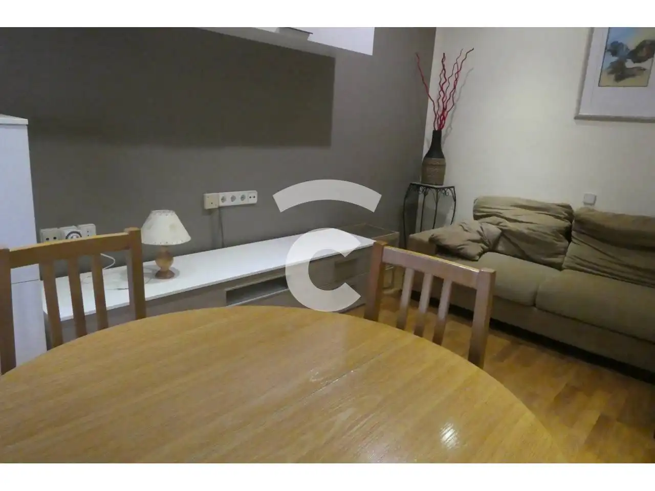 Sala d'estar de Pis de lloguer en Vic amb Calefacció i Parquet