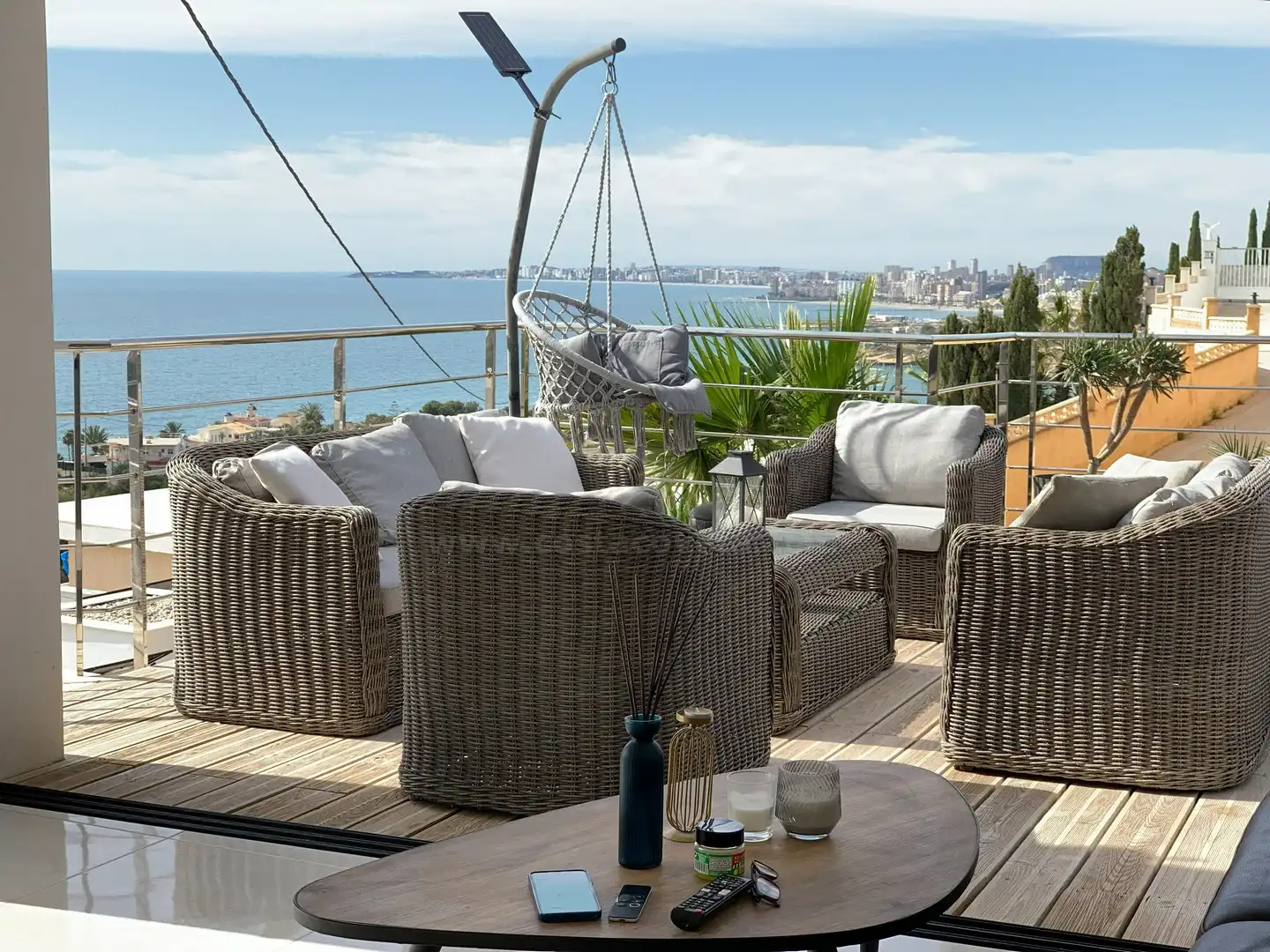 Terraza de Casa o chalet en venta en El Campello con Aire acondicionado, Jardín privado y Terraza