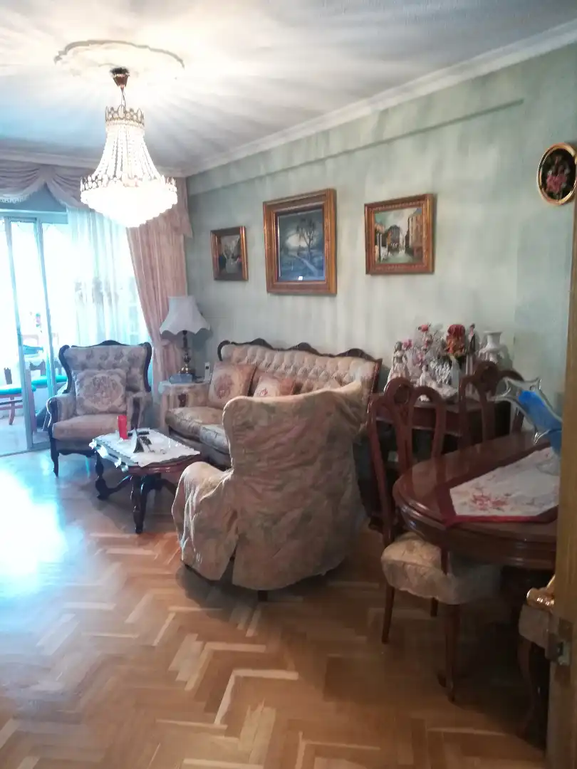 Living room of Flat for sale in Móstoles  with Heating, Parquet flooring and Terrace