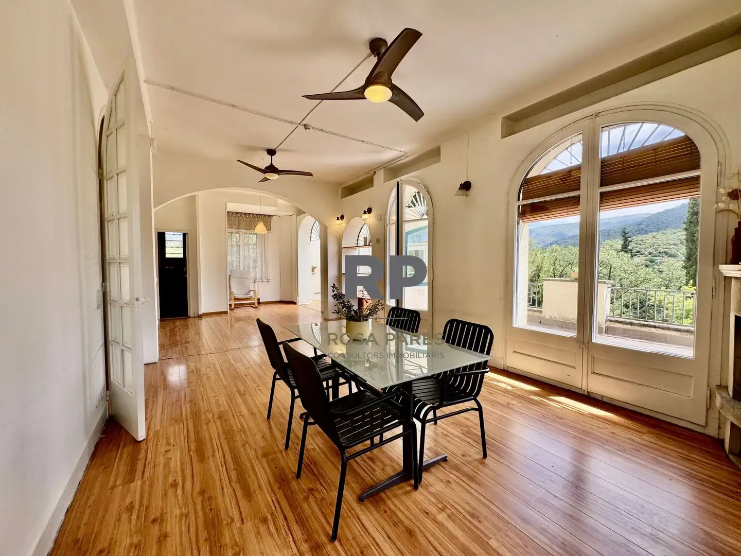 Dining room of Houses for sale in Sant Martí de Centelles  with Heating, Private garden and Terrace