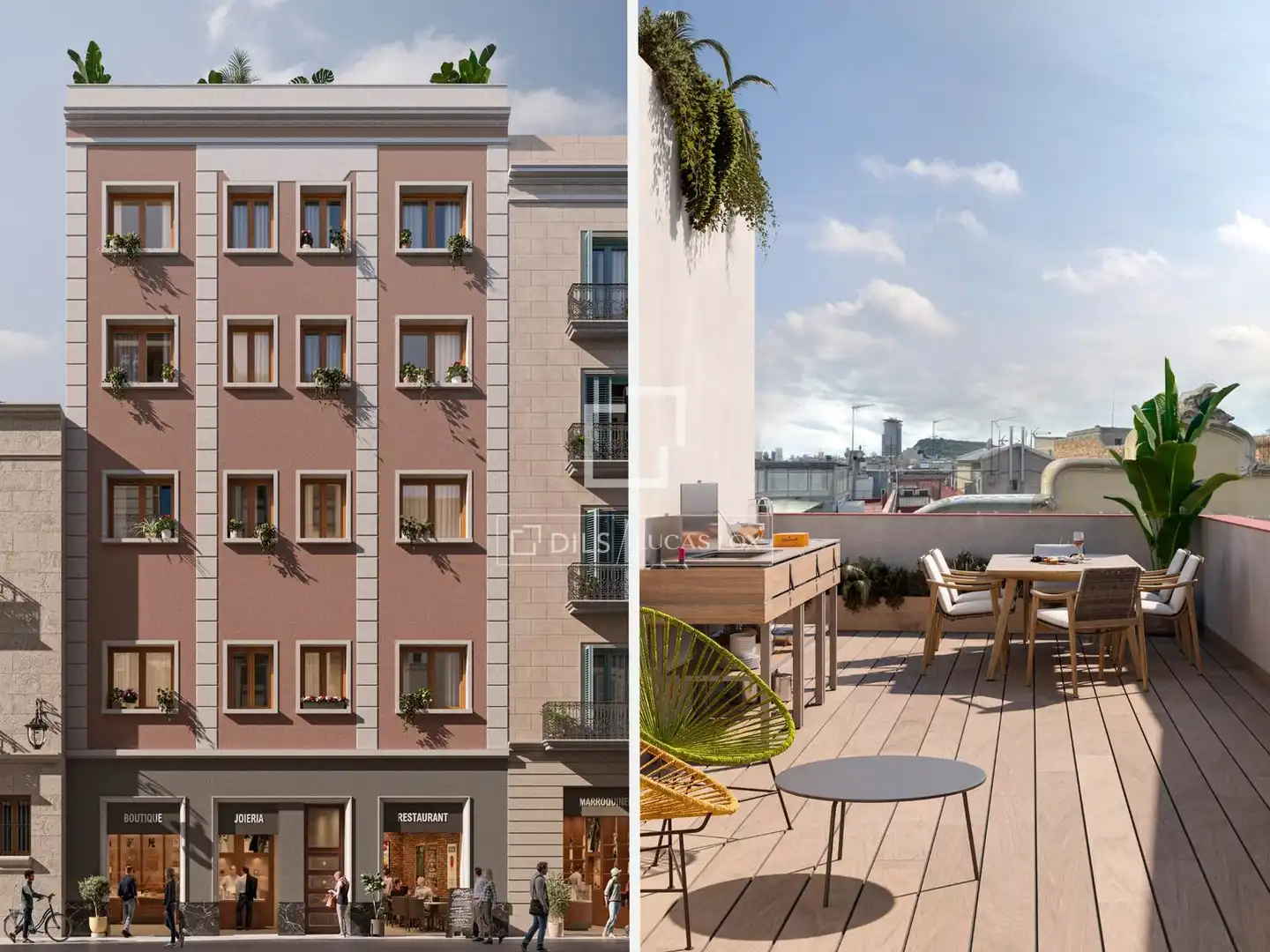 Terraza de Piso en venta en Barcelona con Aire acondicionado y Balcón