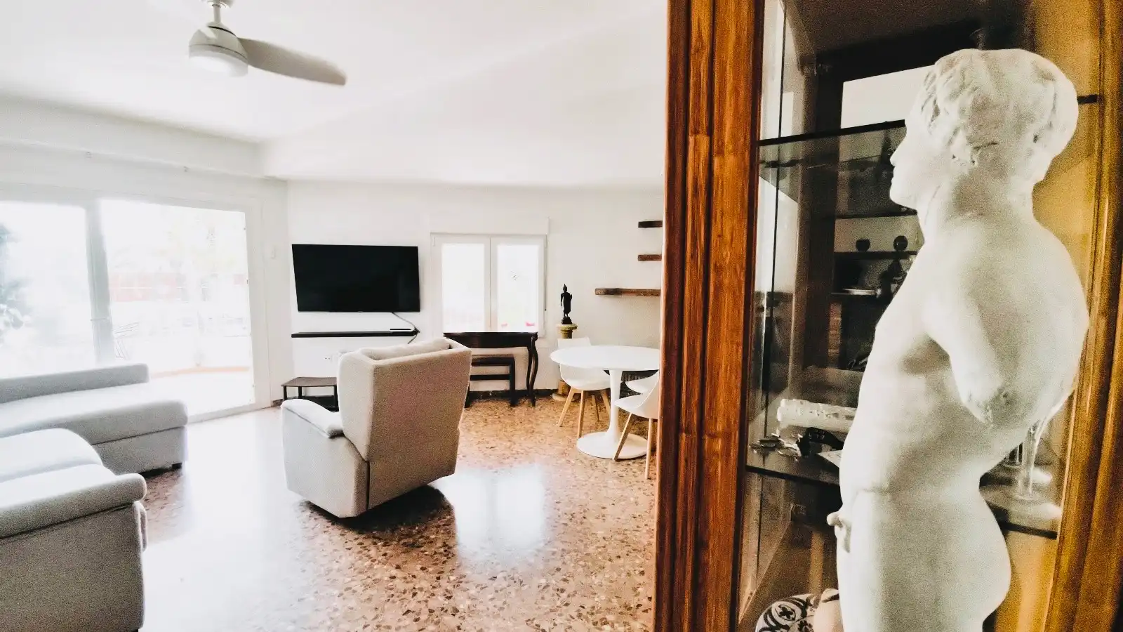 Living room of Apartments for sale in Oliva  with Air Conditioner, Heating and Terrace