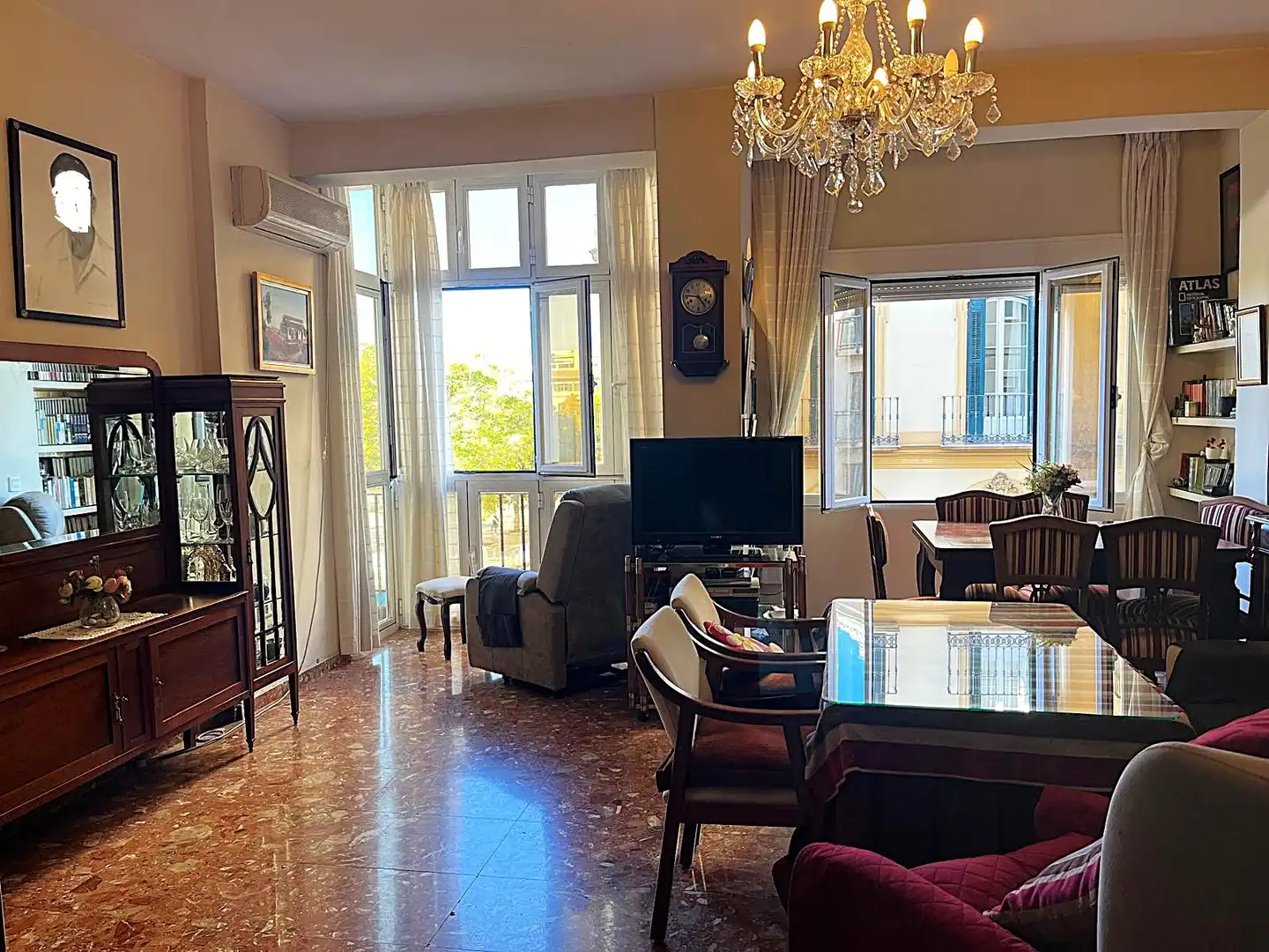 Sala d'estar de Pis en venda en Málaga amb Aire condicionat