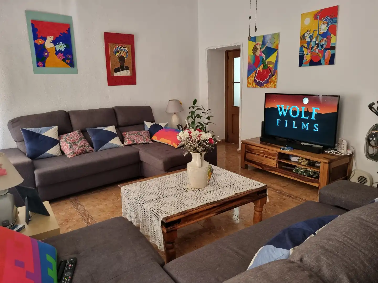 Living room of Flat for sale in Cádiz  with Furnished, Oven and Washing machine