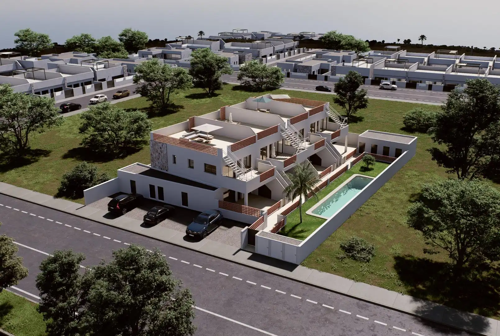 Bungalow mit Pool zum Verkauf in Pilar de la Horadada ciudad
