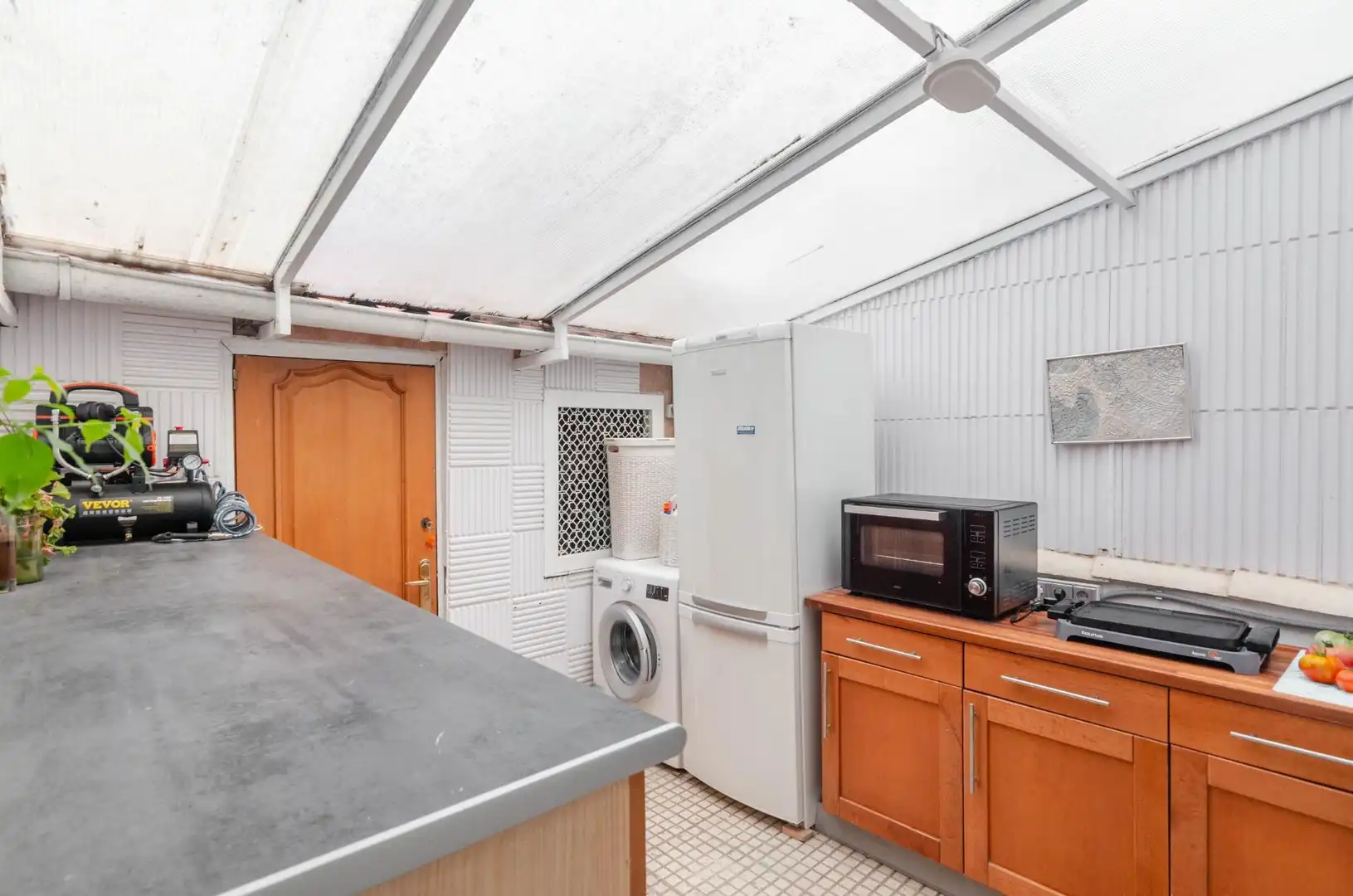 Cuina de Casa o xalet en venda en Gijón  amb Aire condicionat, Calefacció i Jardí privat