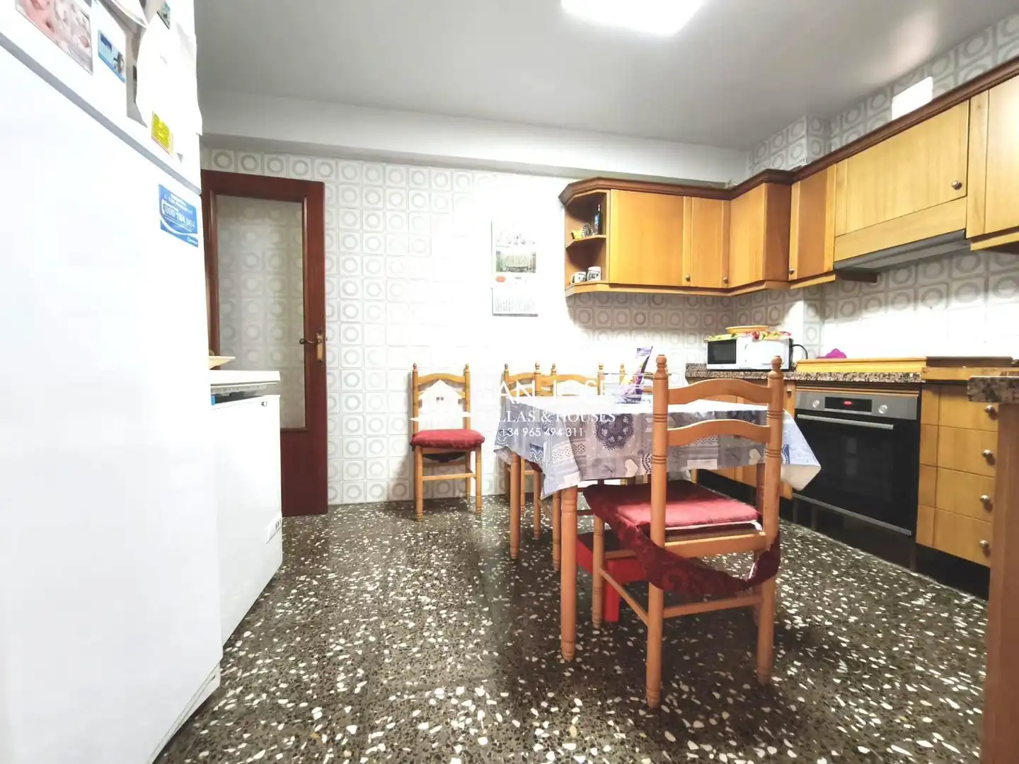 Kitchen of Flat for sale in Aspe  with Furnished and Balcony