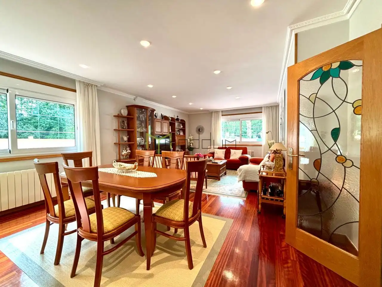 Comedor de Casa o chalet en venta en Ames con Calefacción, Jardín privado y Parquet