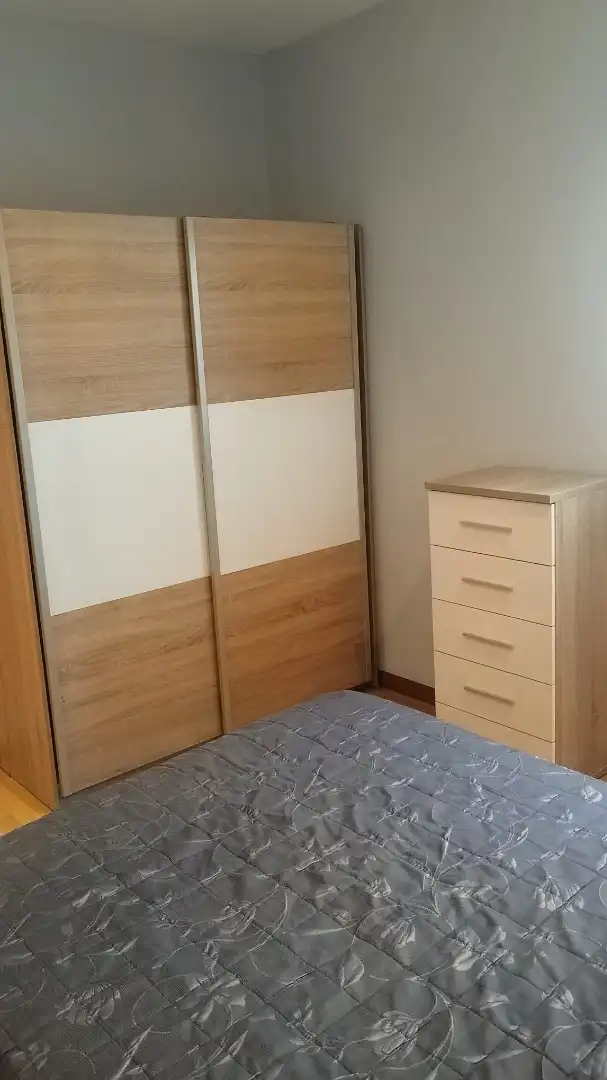 Bedroom of Flat for sale in Gijón   with Heating, Parquet flooring and Furnished