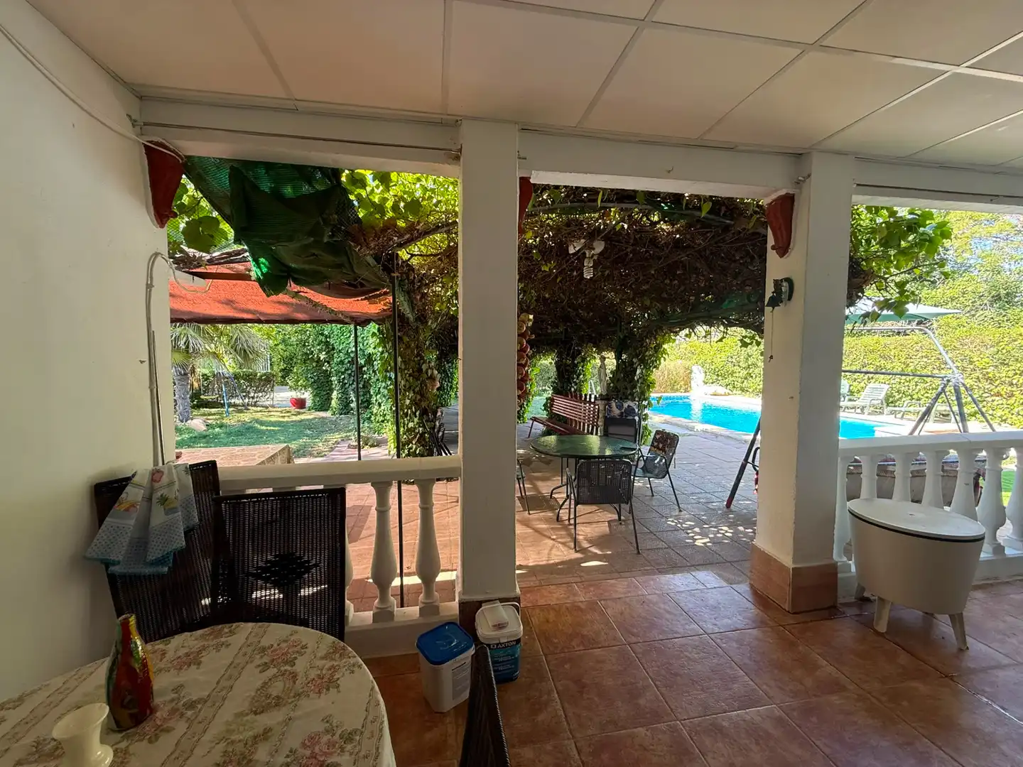 Terraza de Casa o chalet en venta en Argamasilla de Alba con Jardín privado, Terraza y Piscina