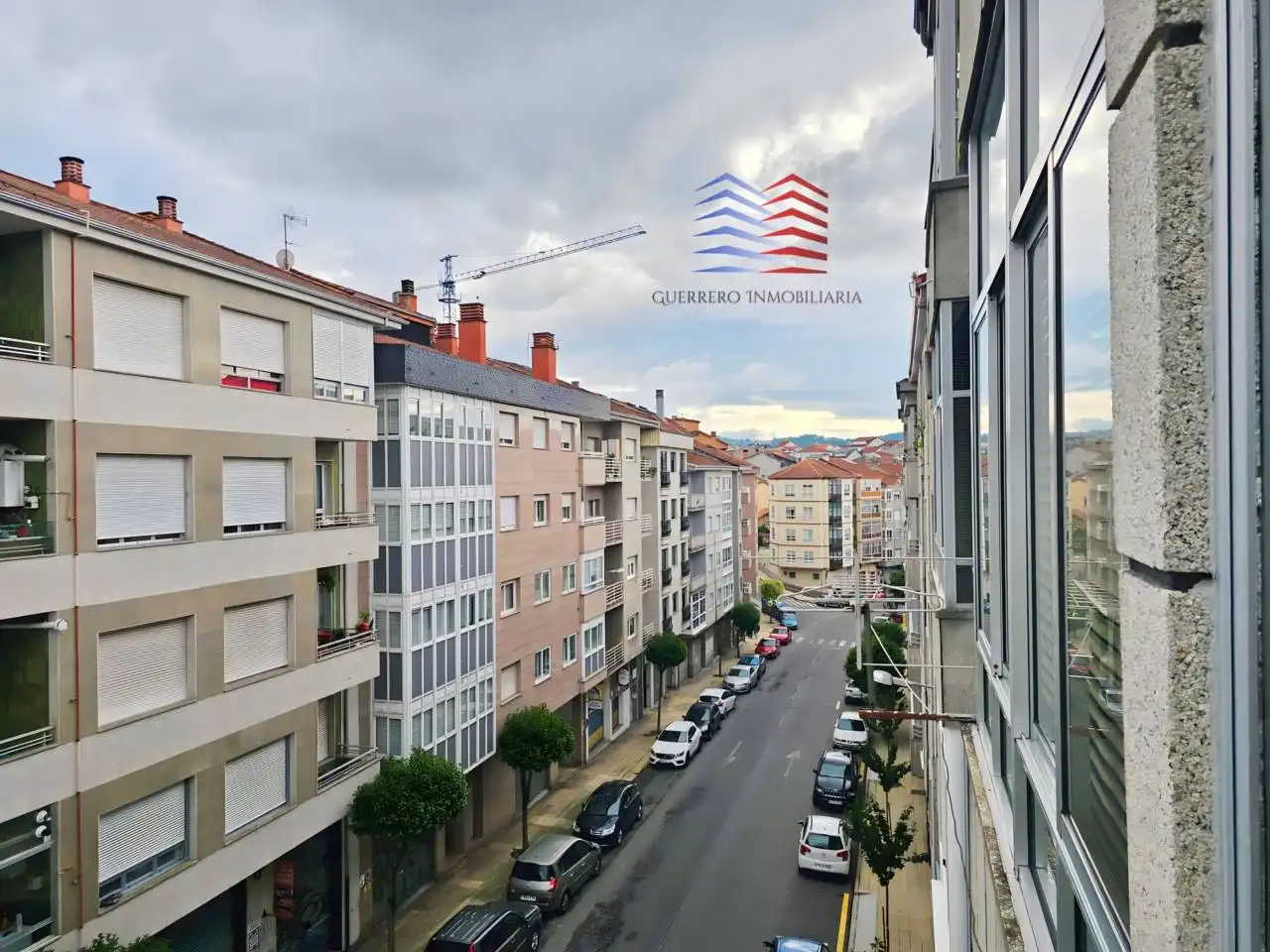 Vista exterior de Pis de lloguer en Ourense Capital  amb Calefacció, Moblat i Balcó