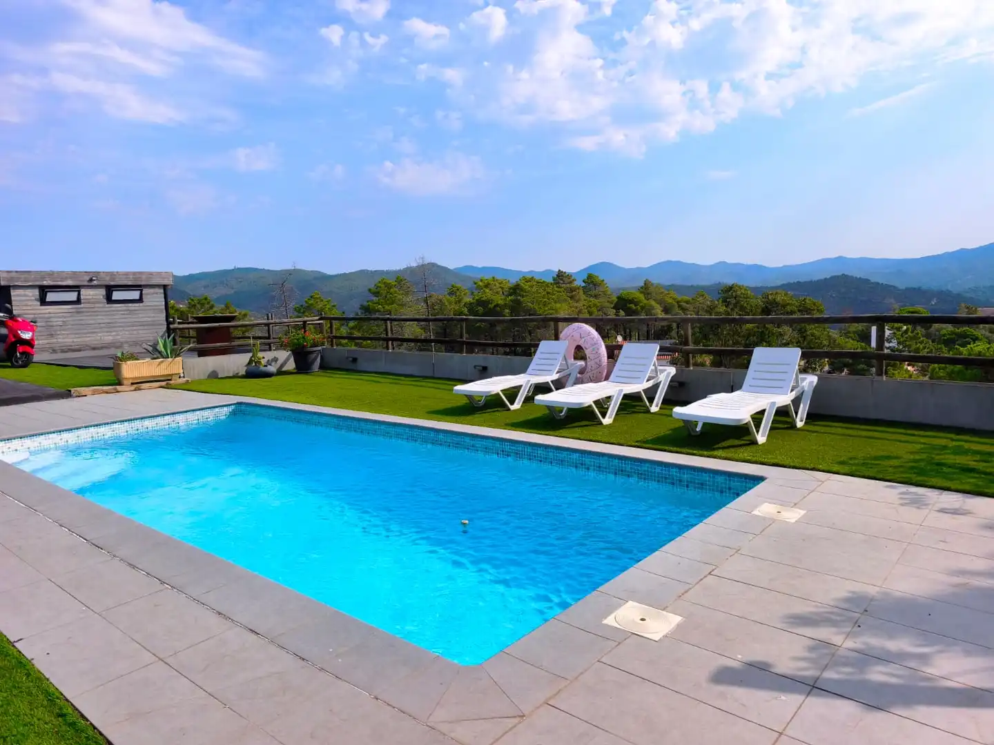 Piscina de Casa o xalet en venda en Lloret de Mar amb Calefacció, Jardí privat i Terrassa