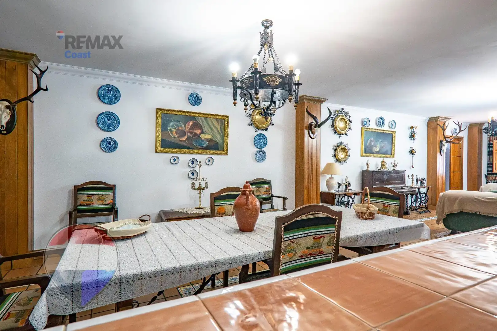 Dining room of Houses for sale in Cuevas Bajas  with Heating, Private garden and Swimming Pool