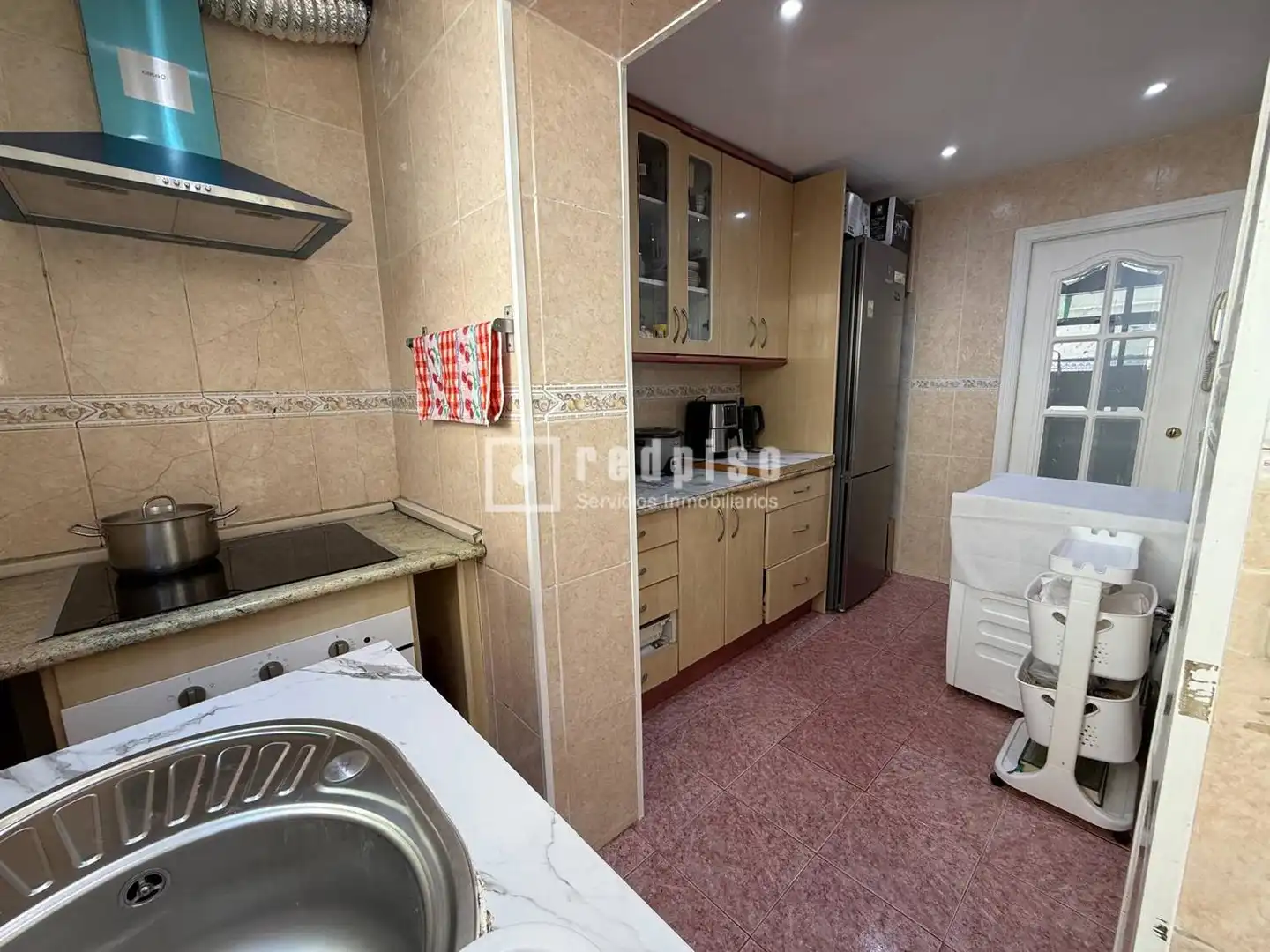 Cocina de Piso en venta en Madrid con Terraza y Amueblado