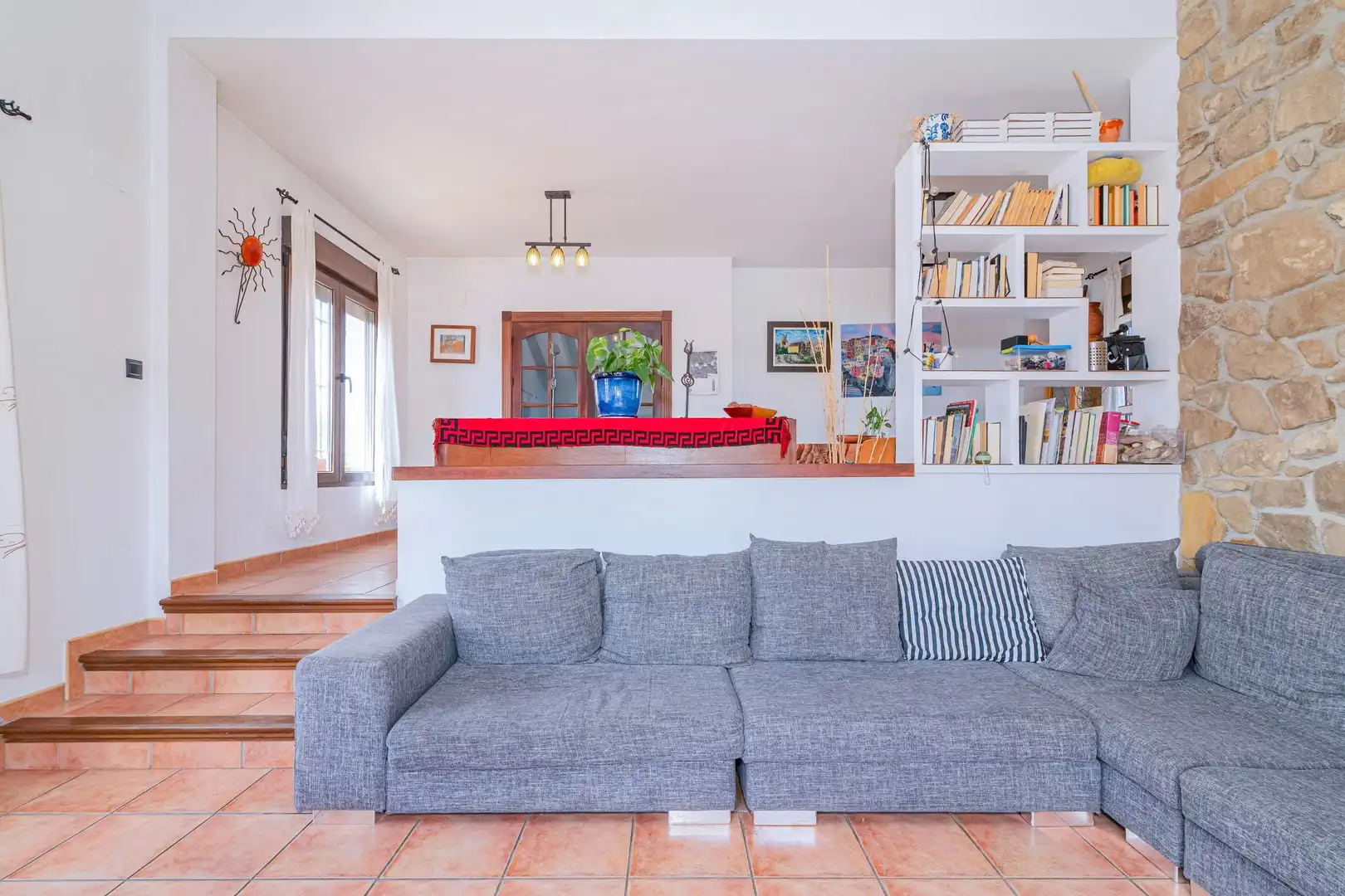 Sala de estar de Casa o chalet en venta en Alhendín con Calefacción, Jardín privado y Trastero