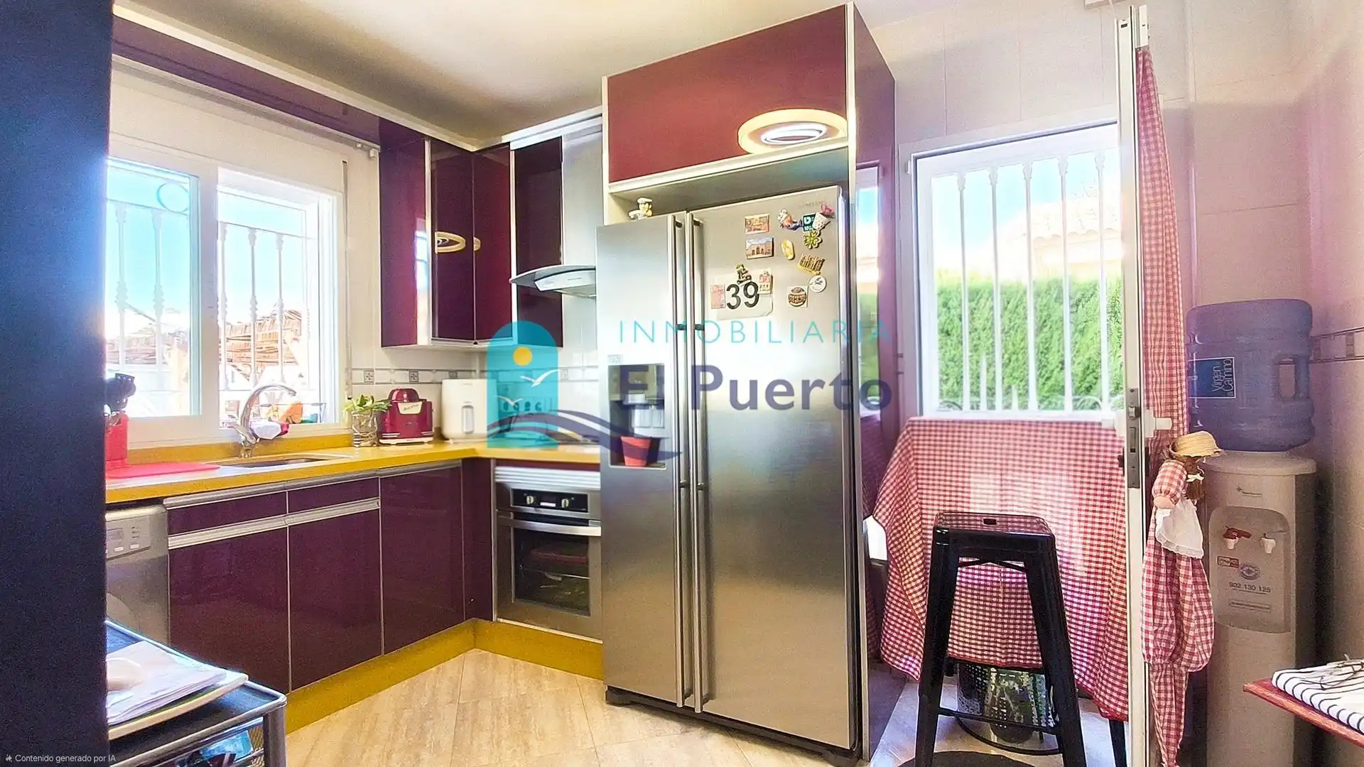 Cocina de Casa o chalet en venta en Mazarrón con Jardín privado, Terraza y Piscina